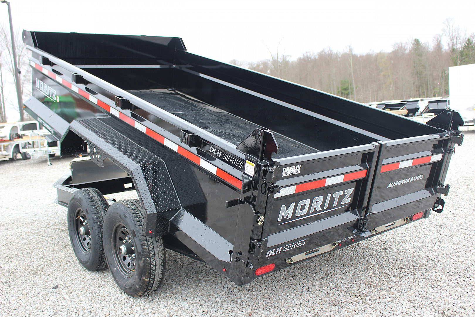New 2026 Moritz 6' 10" x 14' Heavy Commercial DLH Series Dump Trailer - 14000# GVW