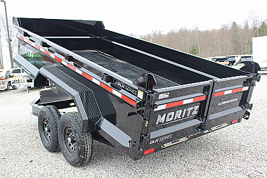 New 2026 Moritz 6' 10" x 14' Heavy Commercial DLH Series Dump Trailer - 14000# GVW