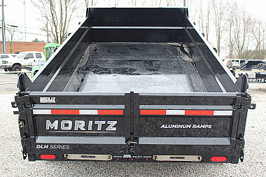 New 2026 Moritz 6' 10" x 14' Heavy Commercial DLH Series Dump Trailer - 14000# GVW