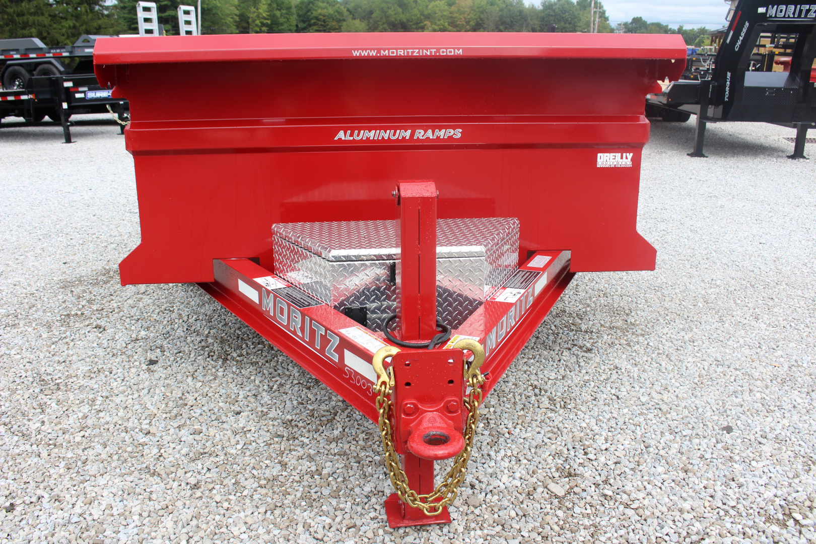New 2025 Moritz 6' 10" x 12' Heavy Commercial DLH Series Dump Trailer - 14000# GVW