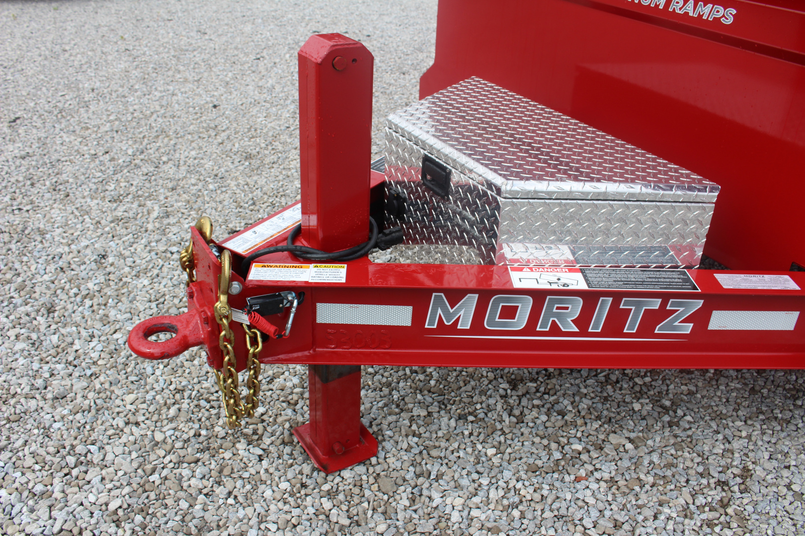 New 2025 Moritz 6' 10" x 12' Heavy Commercial DLH Series Dump Trailer - 14000# GVW
