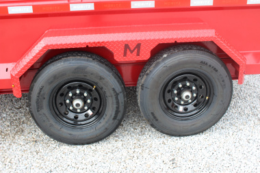 New 2025 Moritz 6' 10" x 12' Heavy Commercial DLH Series Dump Trailer - 14000# GVW