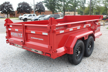 New 2025 Moritz 6' 10" x 12' Heavy Commercial DLH Series Dump Trailer - 14000# GVW