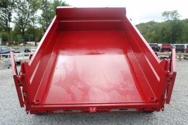 New 2025 Moritz 6' 10" x 12' Heavy Commercial DLH Series Dump Trailer - 14000# GVW