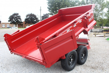 New 2025 Moritz 6' 10" x 12' Heavy Commercial DLH Series Dump Trailer - 14000# GVW