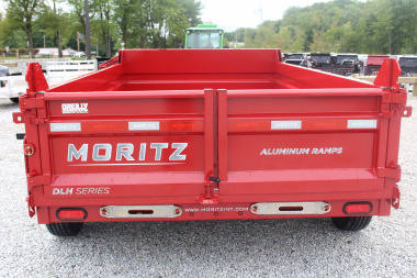 New 2025 Moritz 6' 10" x 12' Heavy Commercial DLH Series Dump Trailer - 14000# GVW