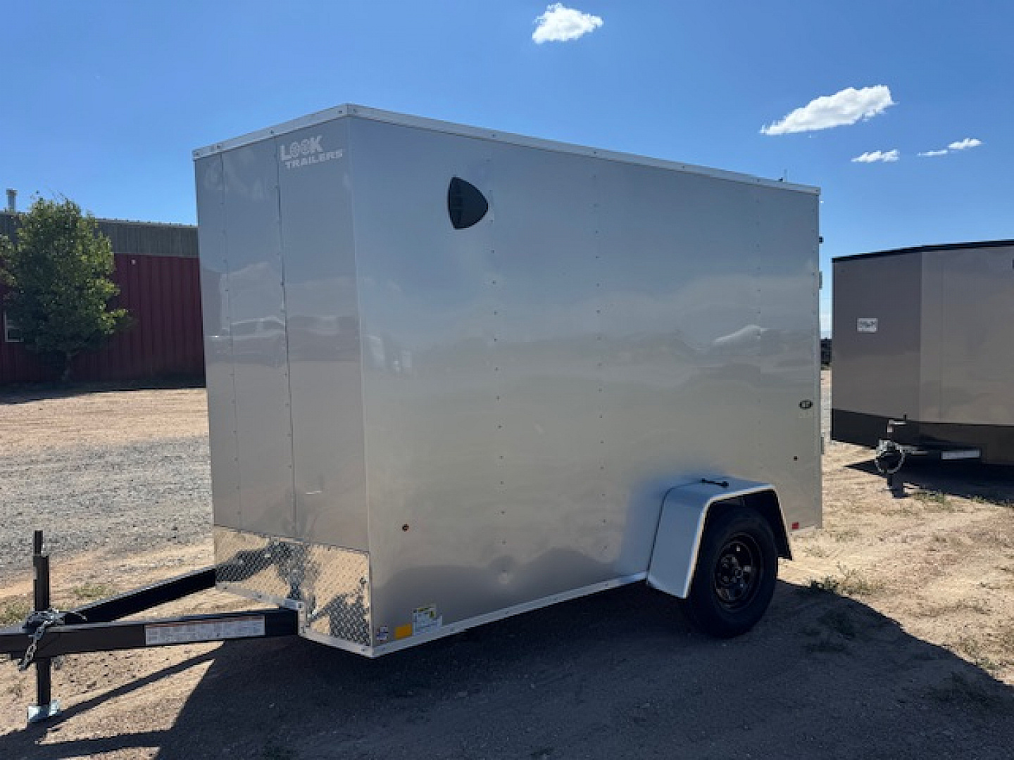 New 2026 Look Trailers 6x10 ST DLX- +6" TALLER--Silver