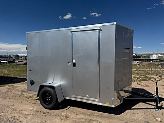 New 2026 Look Trailers 6x10 ST DLX- +6" TALLER--Silver