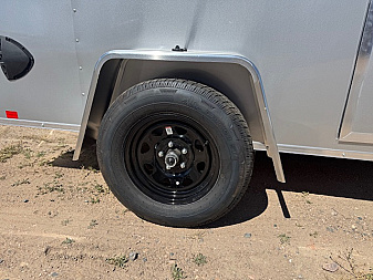 New 2026 Look Trailers 6x10 ST DLX- +6" TALLER--Silver