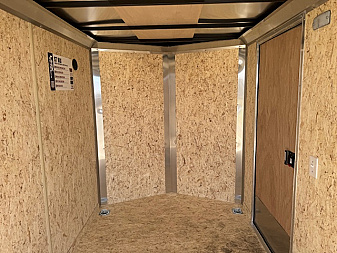 New 2026 Look Trailers 6x10 ST DLX- +6" TALLER--Silver