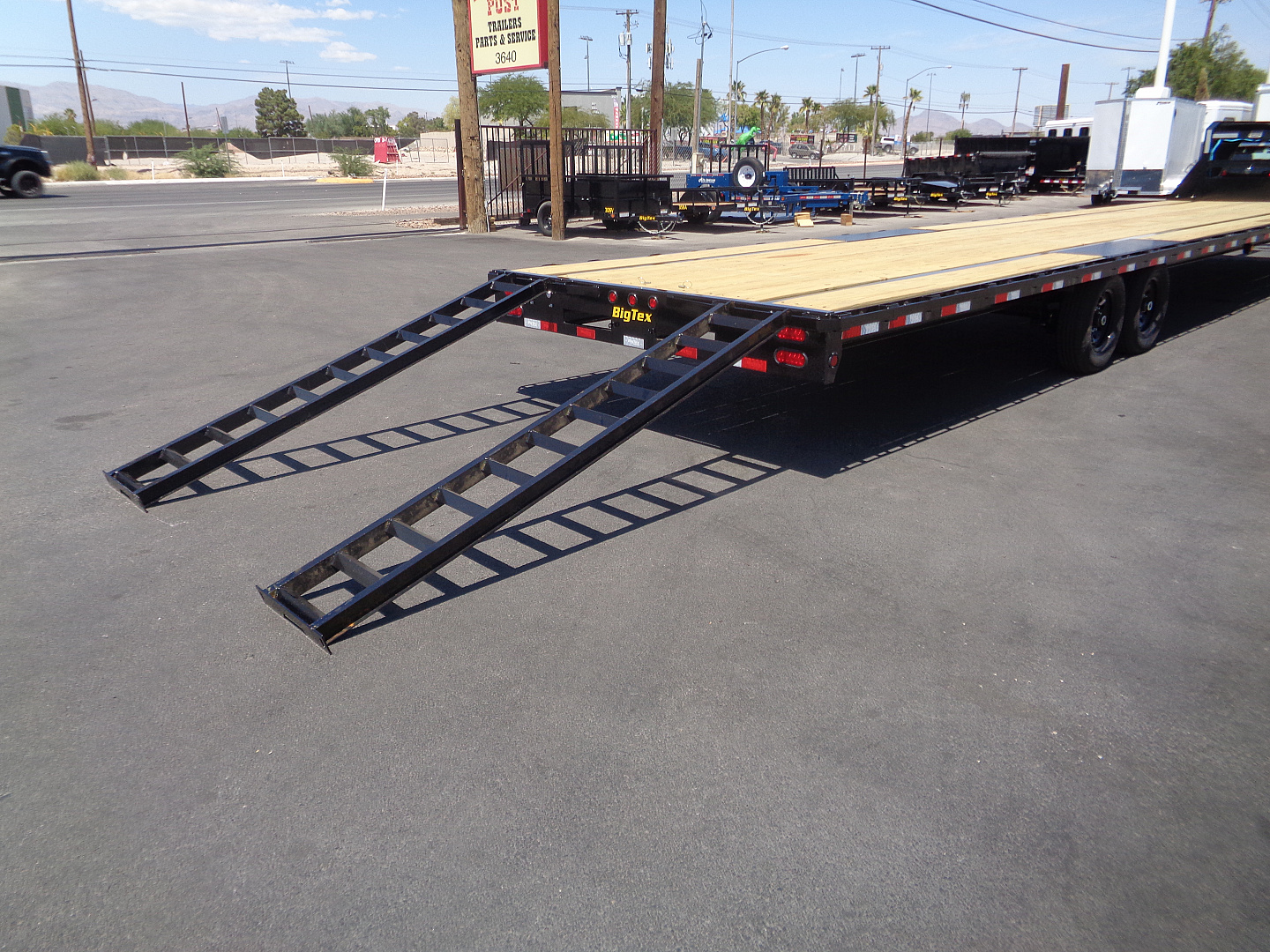 New 2026 Big Tex Trailer * 14GN-40STA * 40ft Single Wheel Tandem Axle Straight Deck Gooseneck Trailer