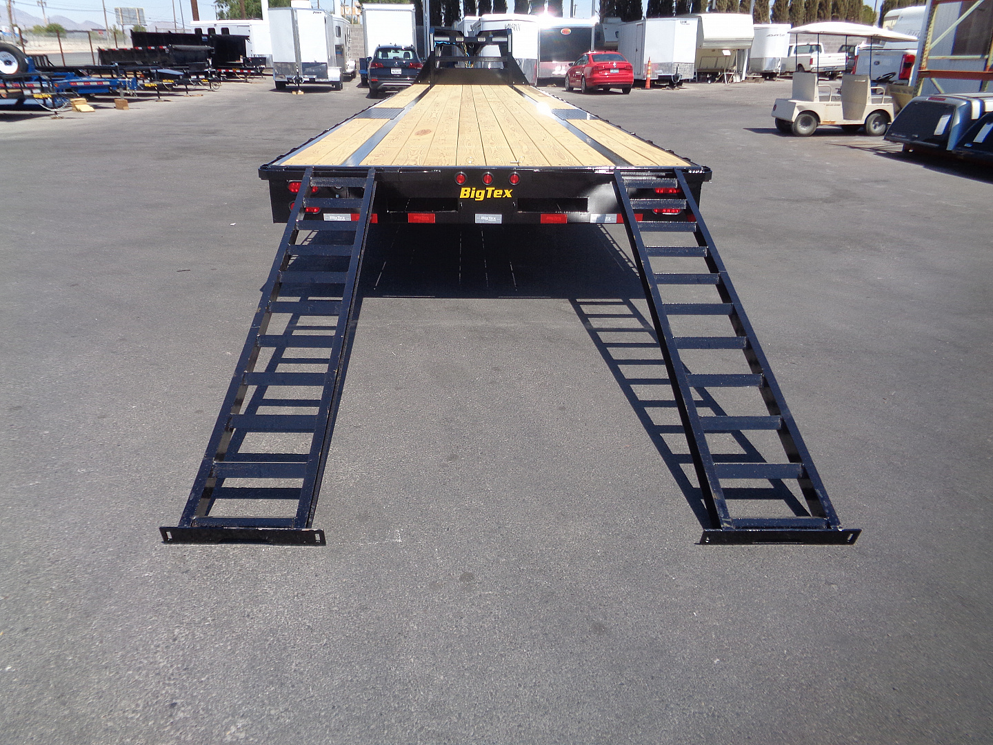 New 2026 Big Tex Trailer * 14GN-40STA * 40ft Single Wheel Tandem Axle Straight Deck Gooseneck Trailer