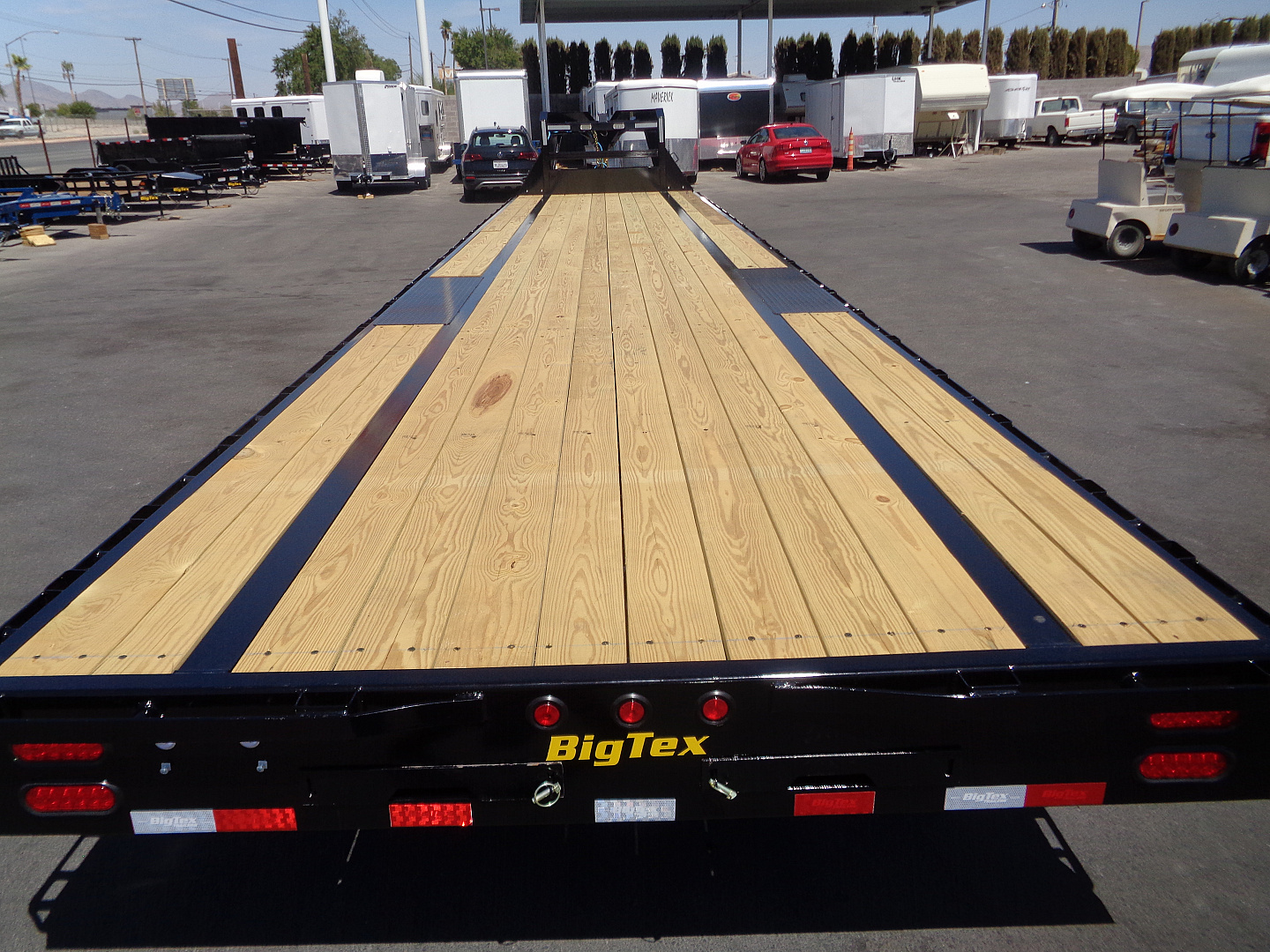 New 2026 Big Tex Trailer * 14GN-40STA * 40ft Single Wheel Tandem Axle Straight Deck Gooseneck Trailer