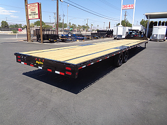 New 2026 Big Tex Trailer * 14GN-40STA * 40ft Single Wheel Tandem Axle Straight Deck Gooseneck Trailer