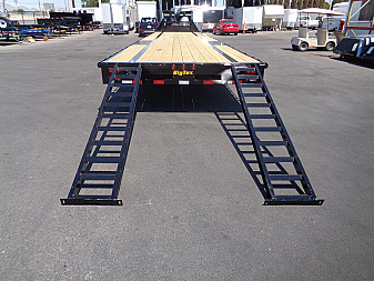 New 2026 Big Tex Trailer * 14GN-40STA * 40ft Single Wheel Tandem Axle Straight Deck Gooseneck Trailer