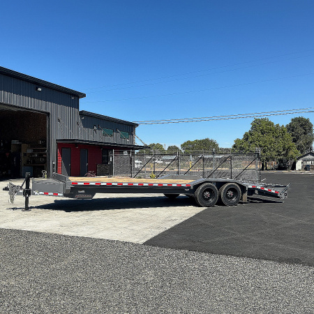 New 2026 Midsota 8.5x24 Tandem Axle 17.6K Skid Loader