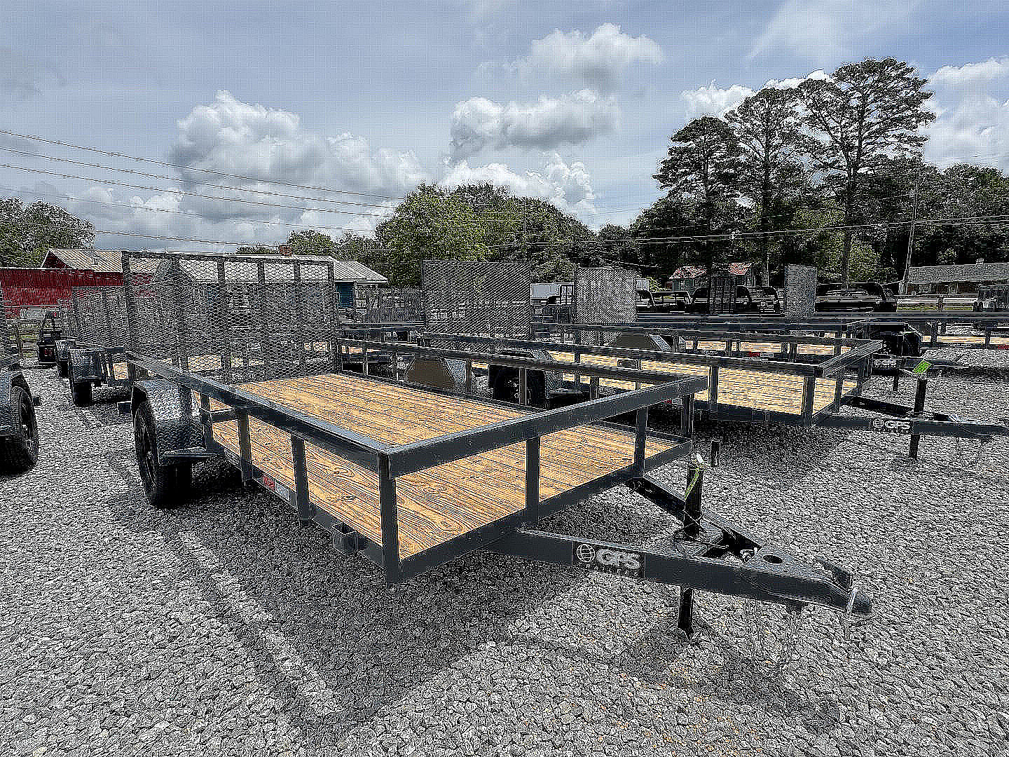 New 2026 GPS Trailers 76"X14' GT614 Utility Trailer