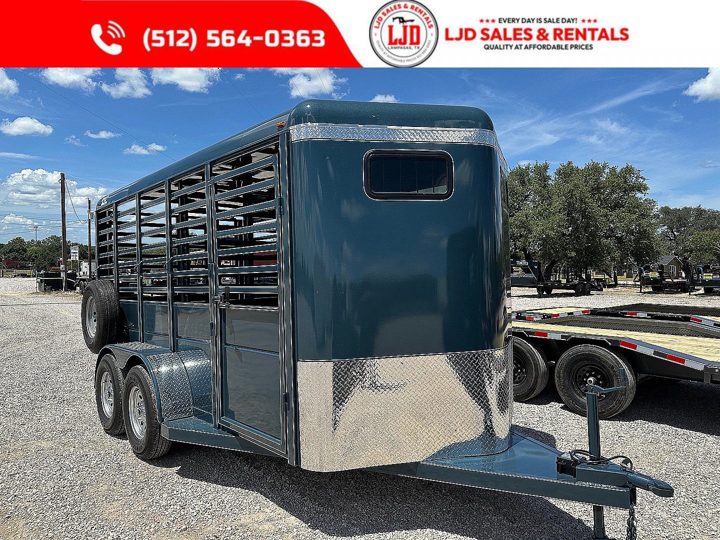 New 2025 Calico - 16' X 6'8 X 7' - Livestock Trailer