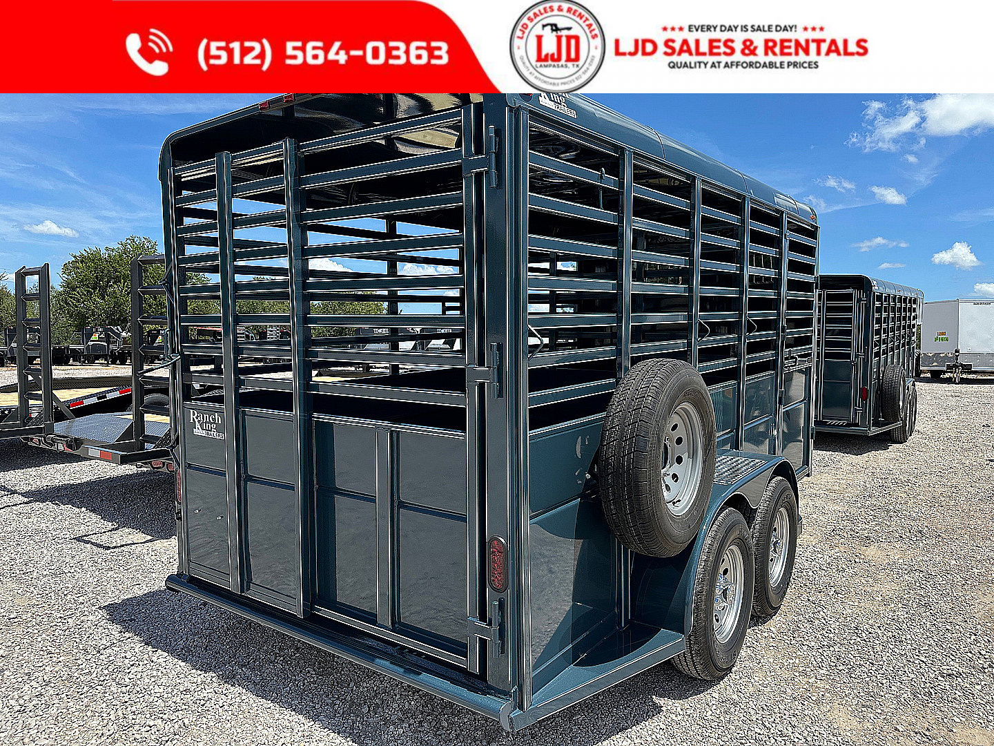 New 2025 Calico - 16' X 6'8 X 7' - Livestock Trailer