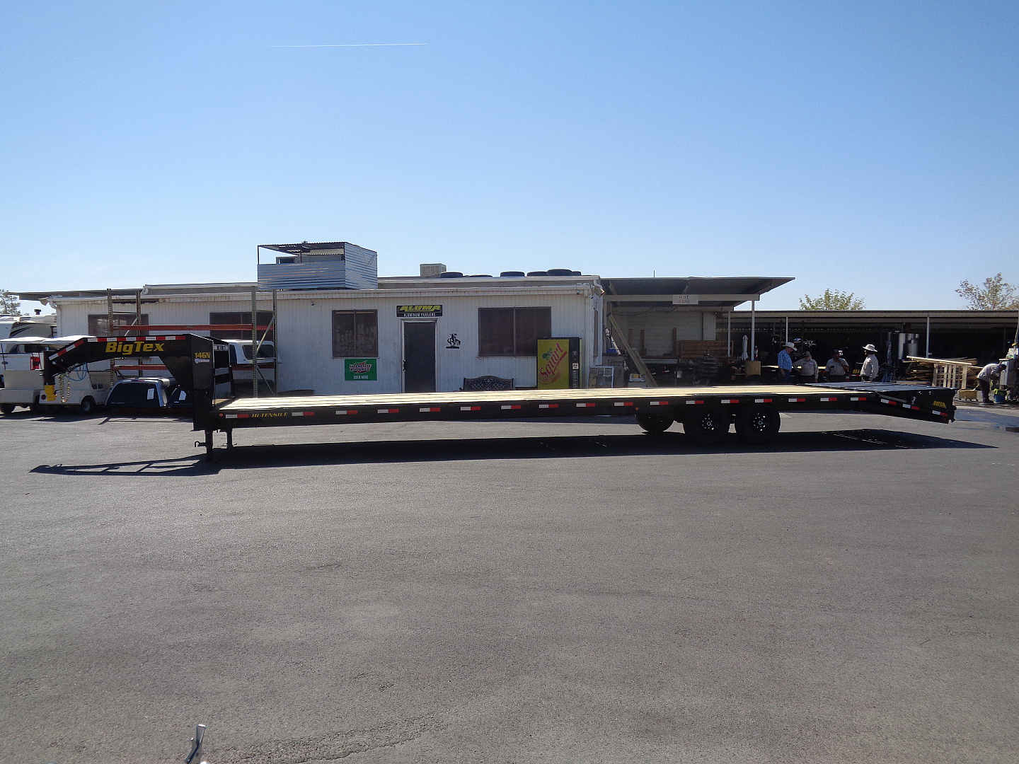 New 2026 Big Tex Trailer * 14GN-40D5A * 40ft Single Wheel Tandem Axle Gooseneck Trailer W/ Mega Ramps