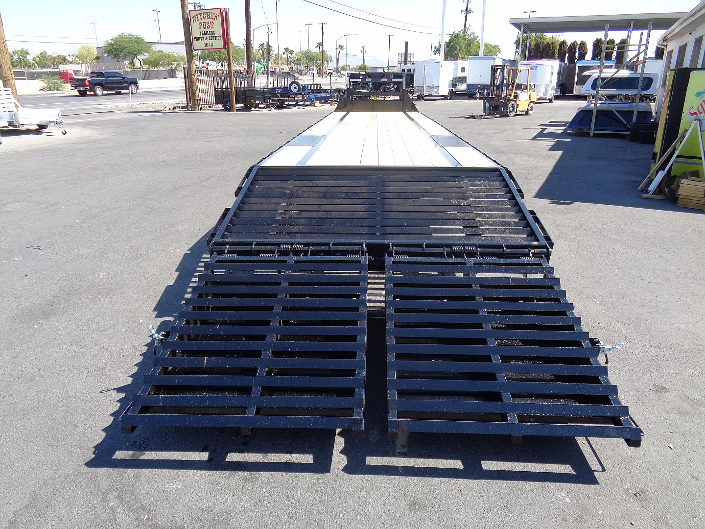 New 2026 Big Tex Trailer * 14GN-40D5A * 40ft Single Wheel Tandem Axle Gooseneck Trailer W/ Mega Ramps