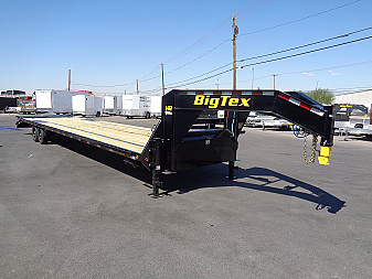 New 2026 Big Tex Trailer * 14GN-40D5A * 40ft Single Wheel Tandem Axle Gooseneck Trailer W/ Mega Ramps