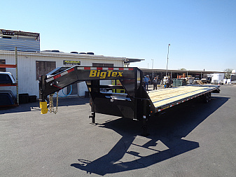 New 2026 Big Tex Trailer * 14GN-40D5A * 40ft Single Wheel Tandem Axle Gooseneck Trailer W/ Mega Ramps