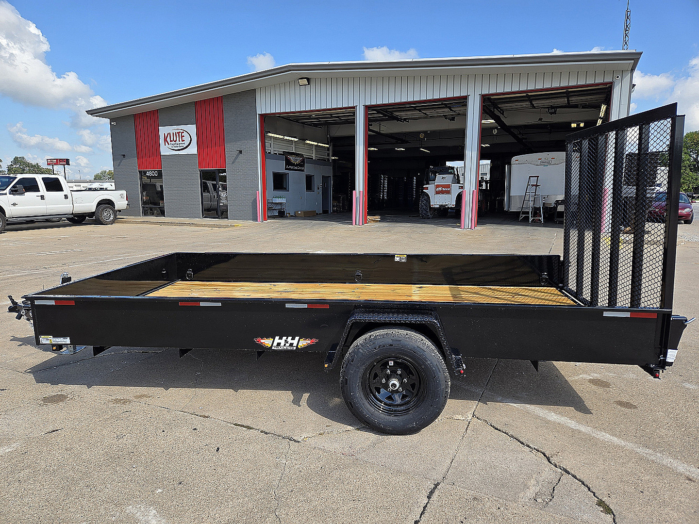New 2026 H&H Trailers 82x14 Solid Side 5K Utility Trailer