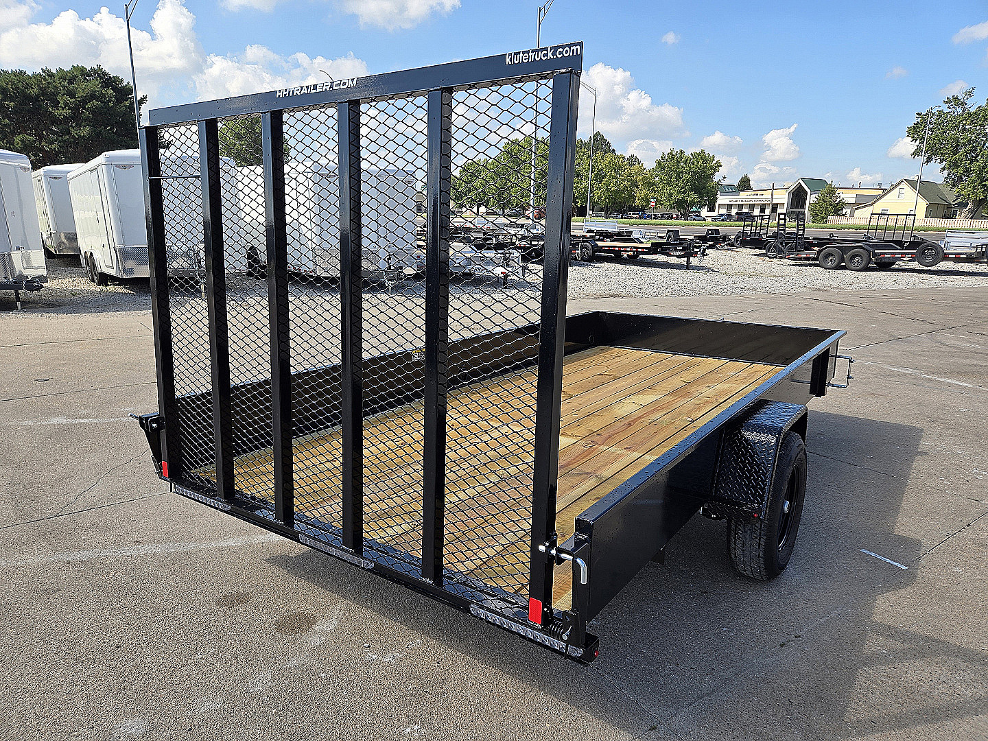 New 2026 H&H Trailers 82x14 Solid Side 5K Utility Trailer