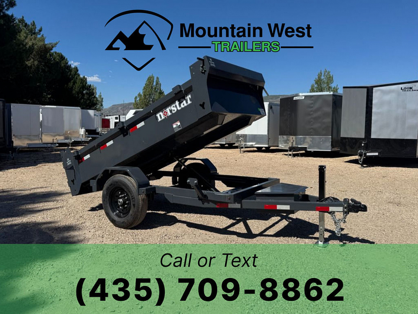 New 2027 Norstar 5X10-7K Single Axle Dump Trailer