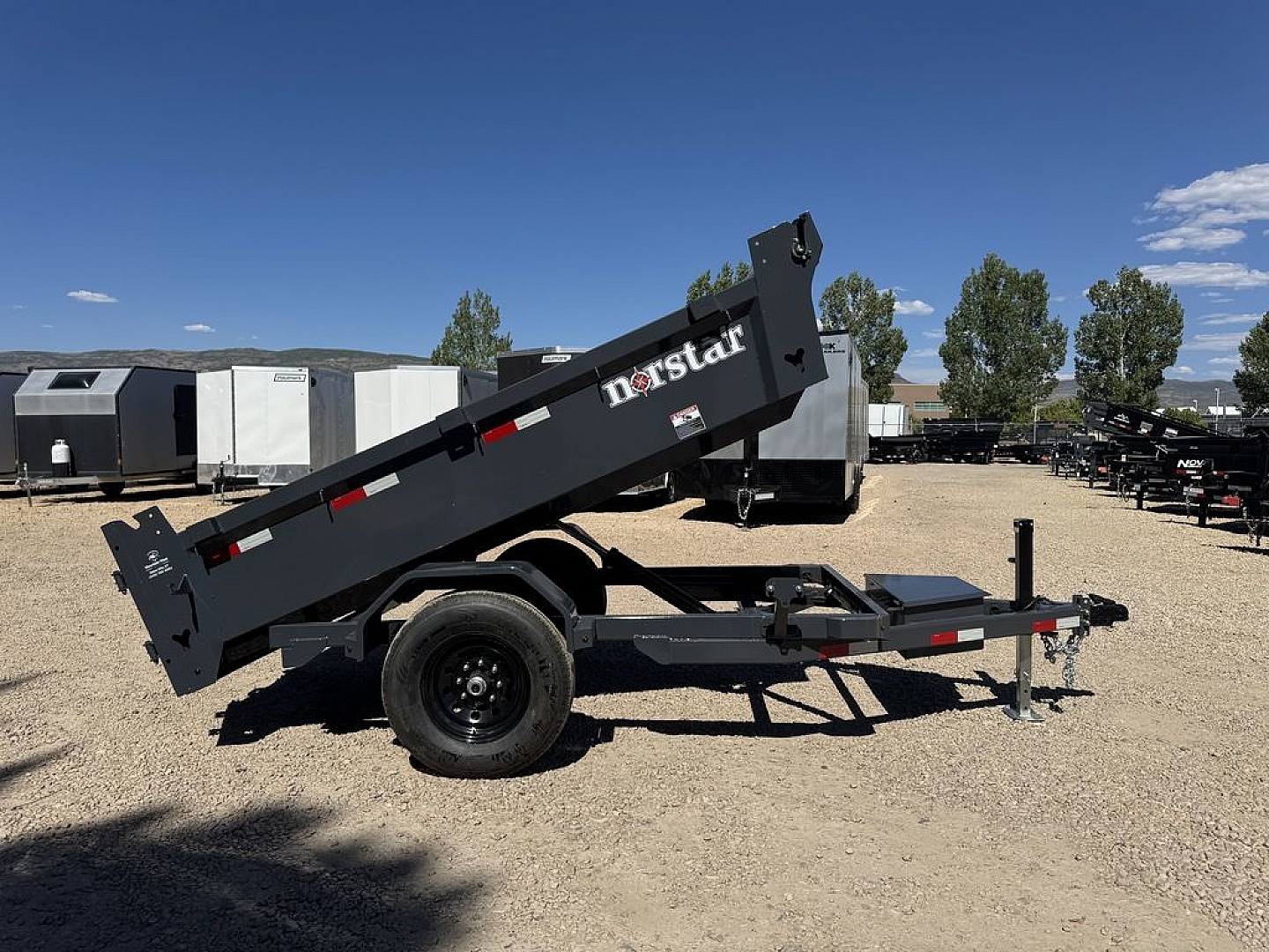New 2027 Norstar 5X10-7K Single Axle Dump Trailer