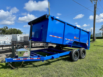 New 2025 U-Dump 83  X 14' 14K 4FT SIDE TELESCOPIC PRO SER Dump Trailer