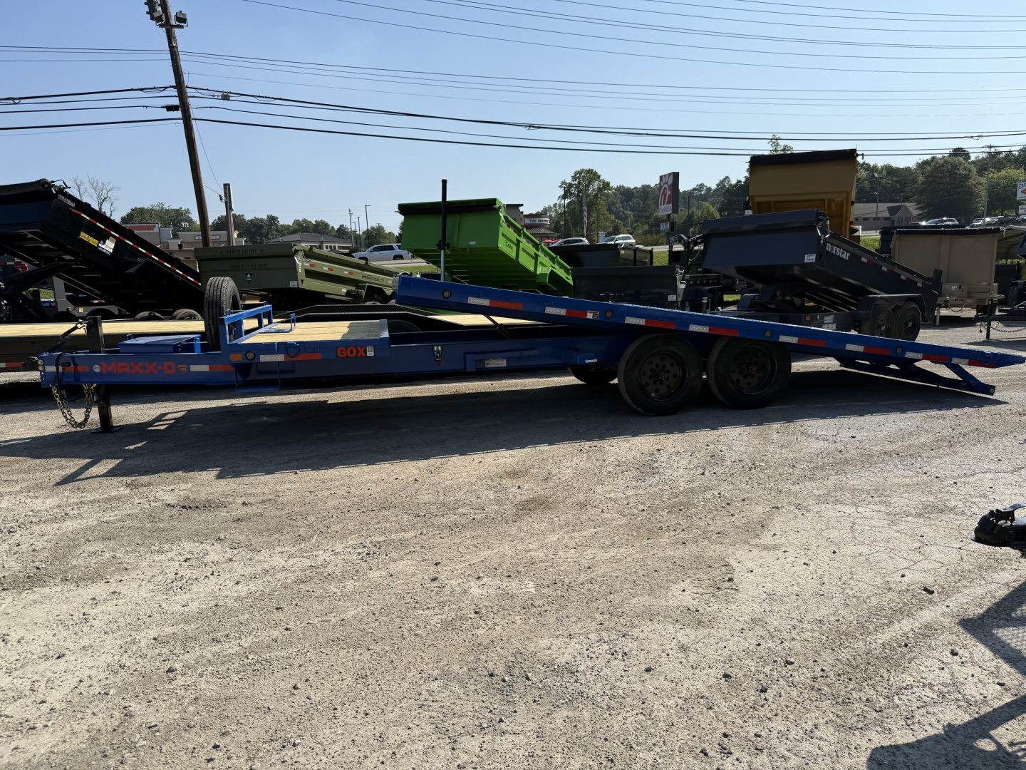 New 2025 MAXX-D GOX 17K TILT 20+4 Equipment Trailer