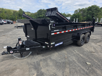 New 2026 Sure-Trac 7X16 14K - SCISSOR Dump Trailer