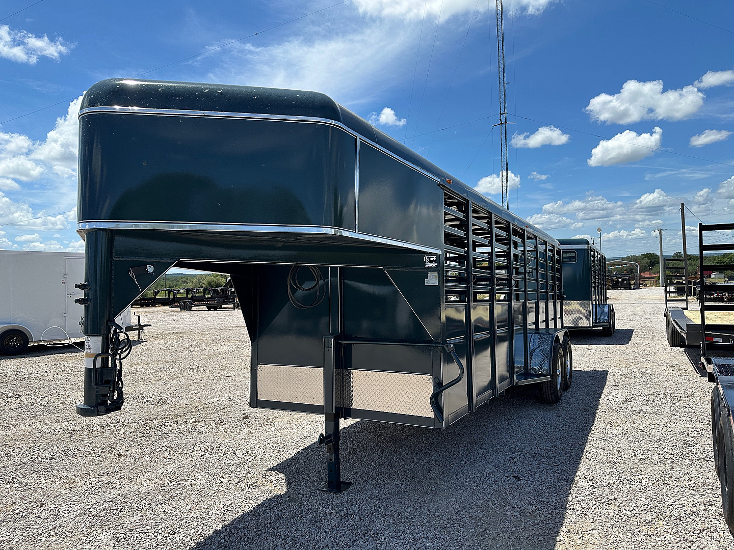 Used 2025 Calico - 20' X 6' X 6'6 - Ranch King Stock Trailer