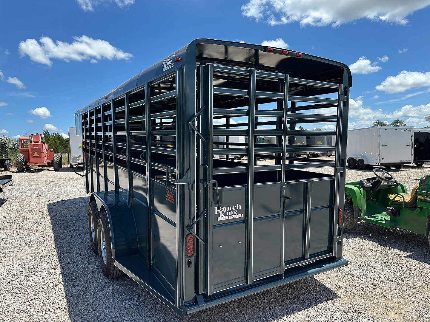 Used 2025 Calico - 20' X 6' X 6'6 - Ranch King Stock Trailer