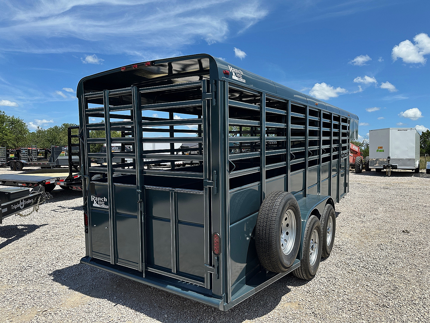 Used 2025 Calico - 20' X 6' X 6'6 - Ranch King Stock Trailer