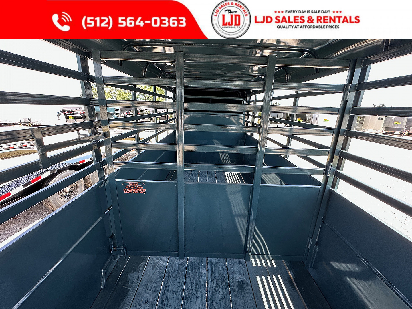 Used 2025 Calico - 20' X 6' X 6'6 - Ranch King Stock Trailer