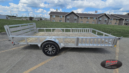 New 2025 H&H Trailers 82x14 Aluminum 3K Idler ATV Trailer