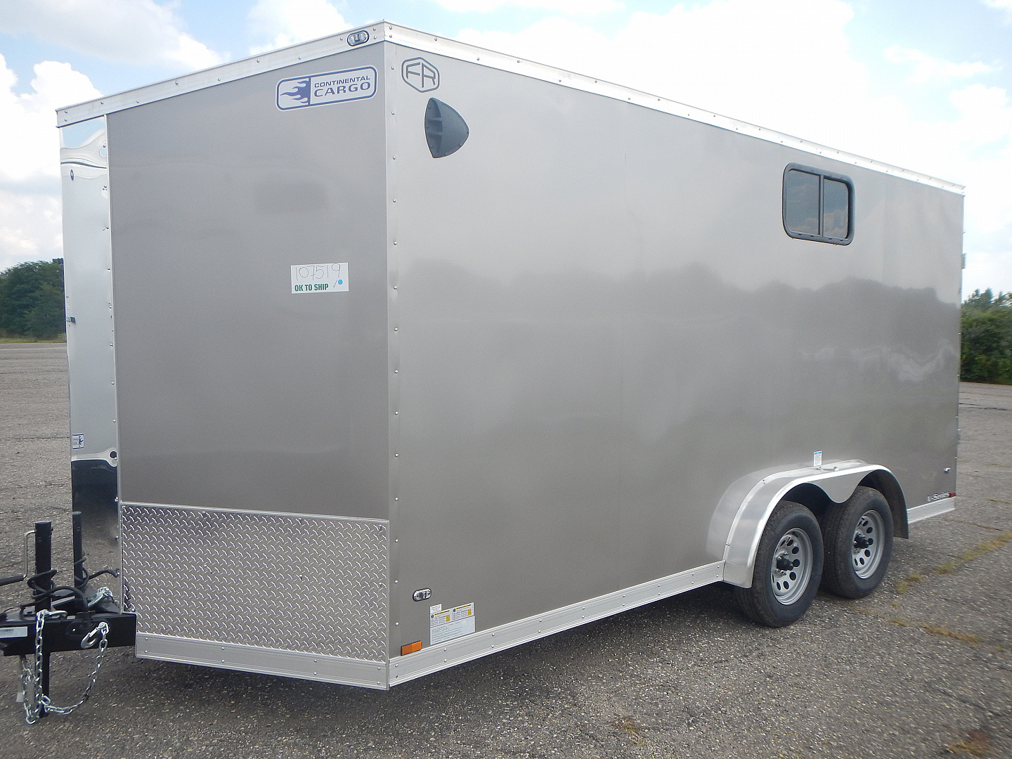 New 2026 Continental Cargo VHW 7.5 X 16 Cargo / Enclosed Trailer