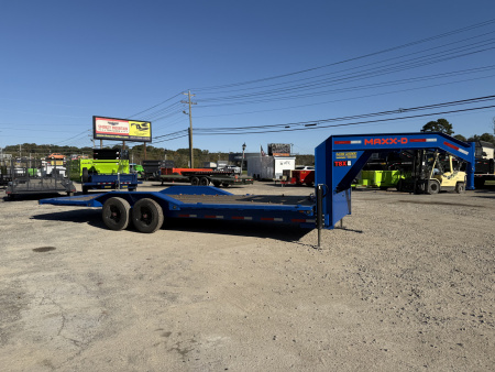 New 2025 MAXX-D T8B 18K GOOSENECK 24' JACKS TORSION DOF S Equipment Trailer