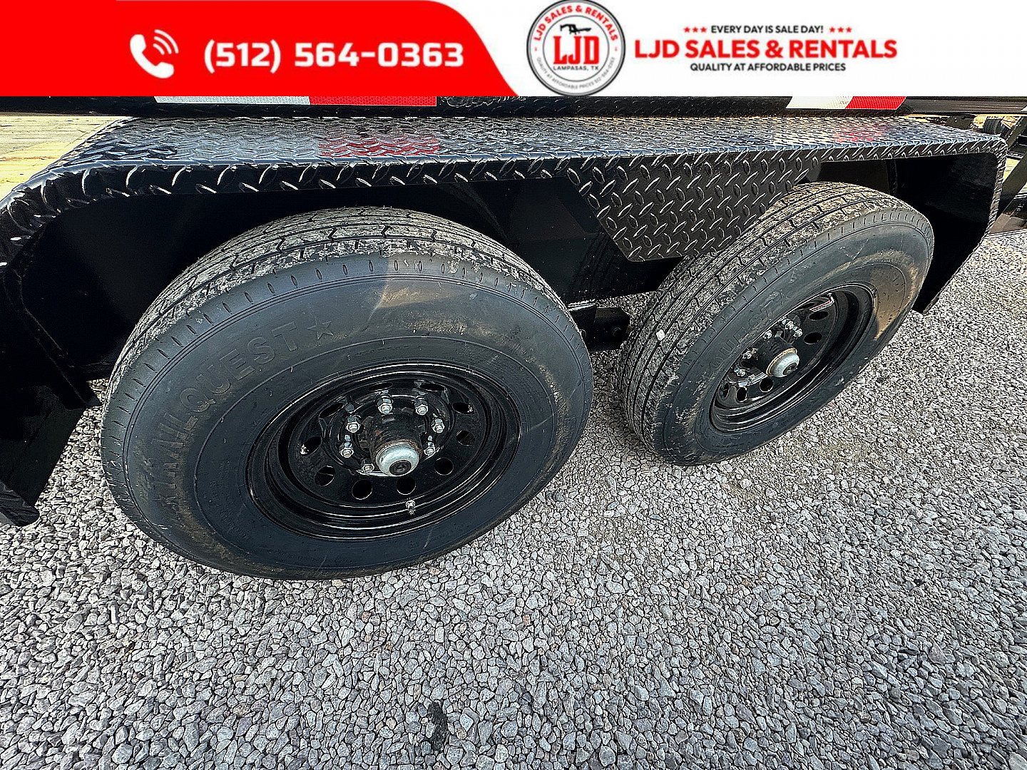 New 2025 Golden Arm 83" x 24' Low Boy Gooseneck Trailer - 14 Ply