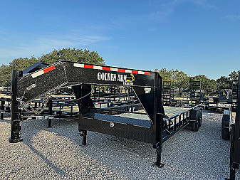New 2025 Golden Arm 83" x 22' LowBoy Equipment Trailer