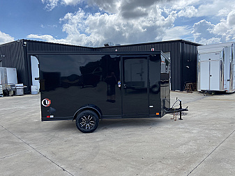 New United 12' UJ V-Nose Enclosed Cargo Trailer