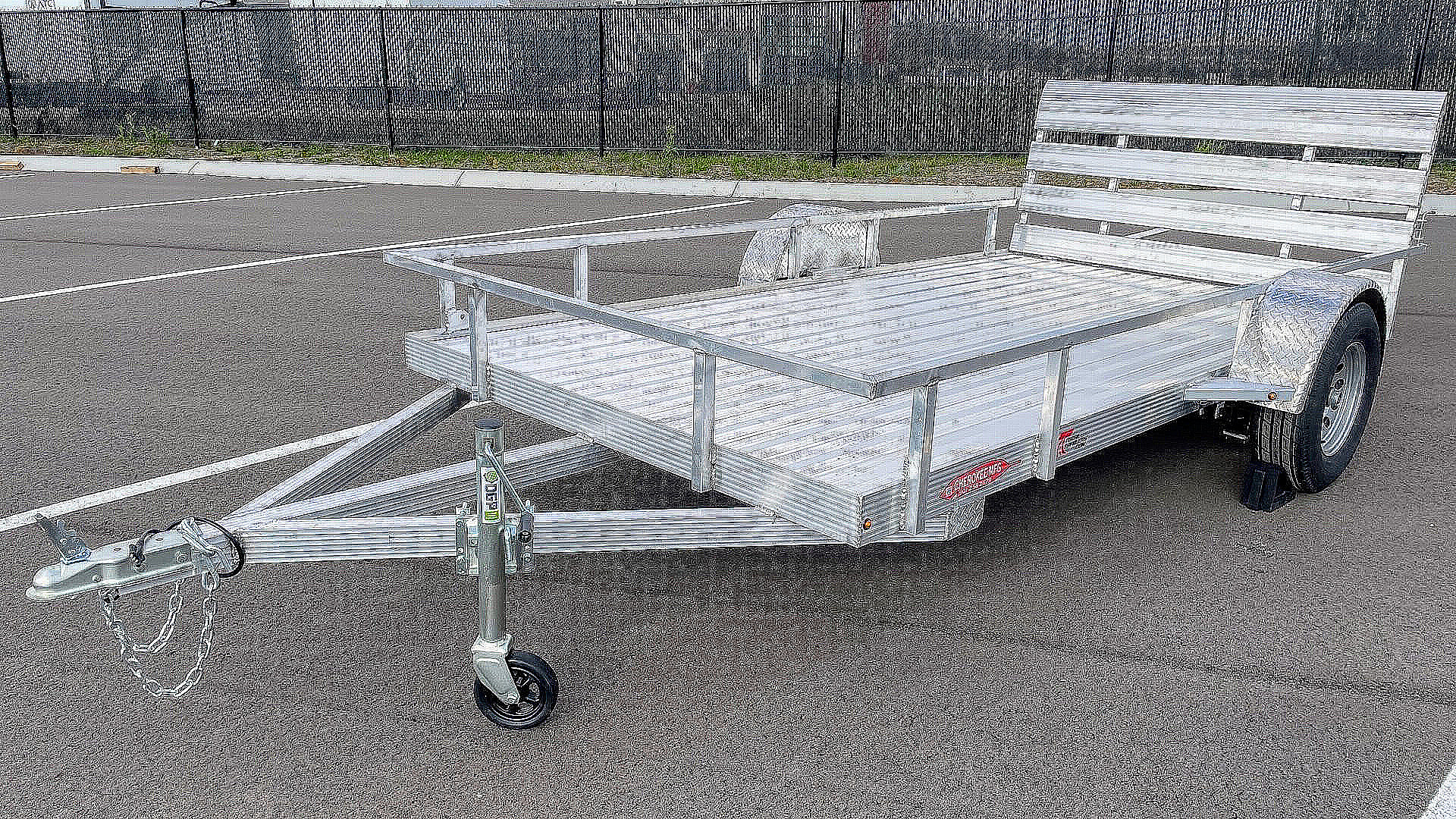 New 76"x 12' Single Axle Aluminum Utility Trailer