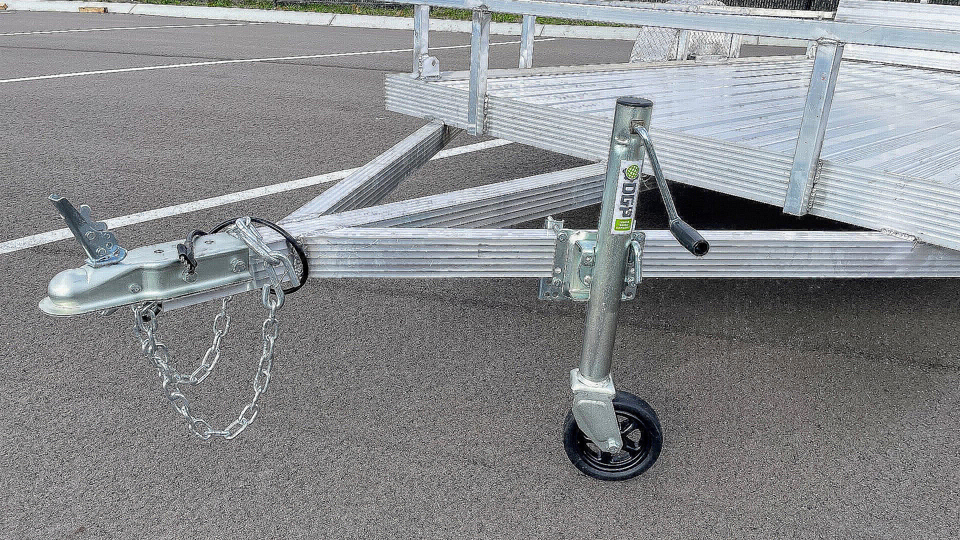 New 76"x 12' Single Axle Aluminum Utility Trailer