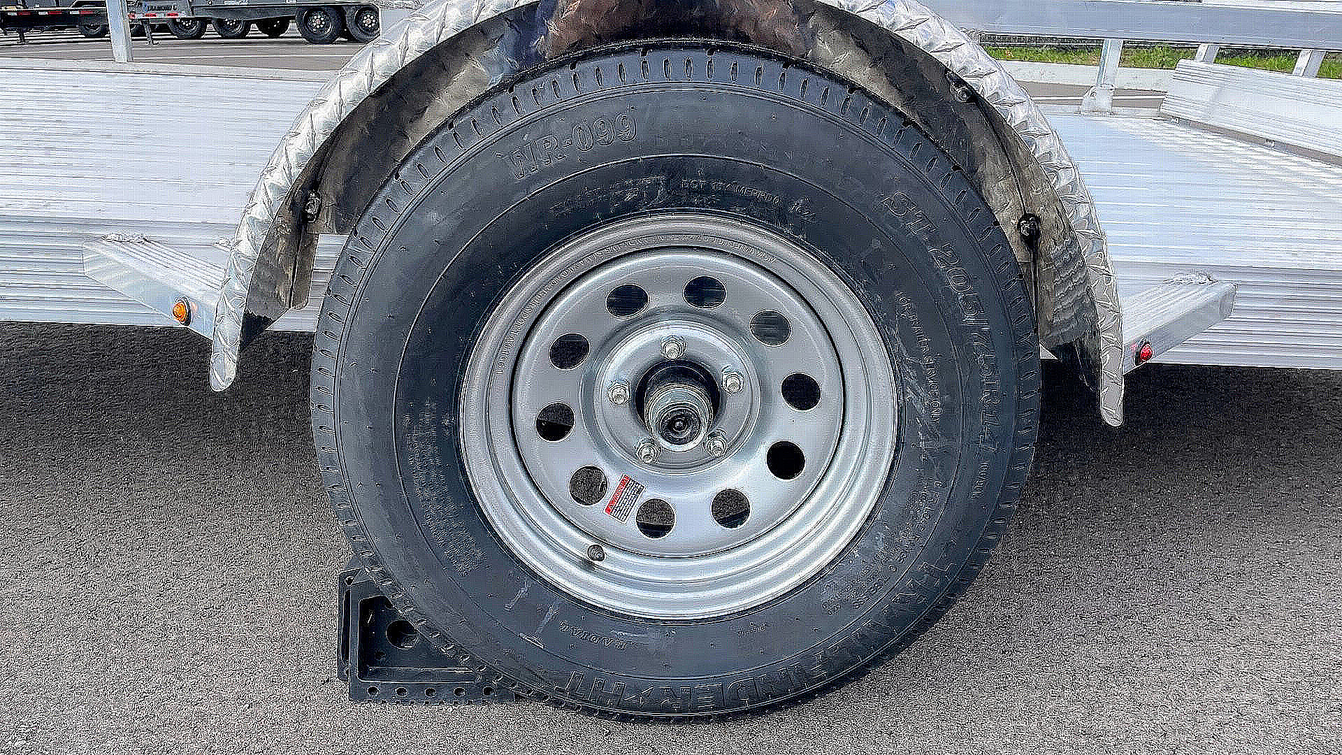 New 76"x 12' Single Axle Aluminum Utility Trailer