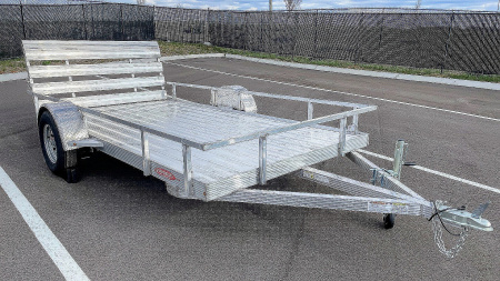 New 76"x 12' Single Axle Aluminum Utility Trailer