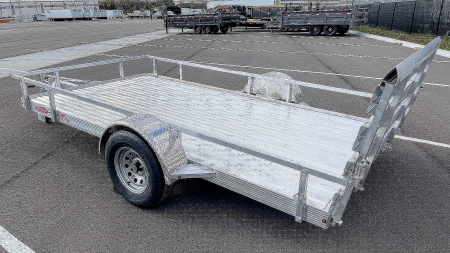 New 76"x 12' Single Axle Aluminum Utility Trailer