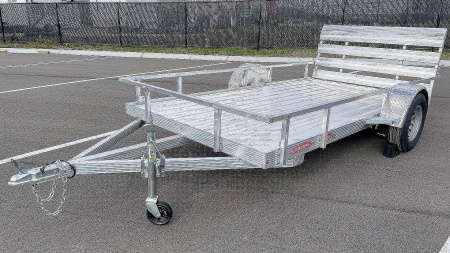 New 76"x 12' Single Axle Aluminum Utility Trailer